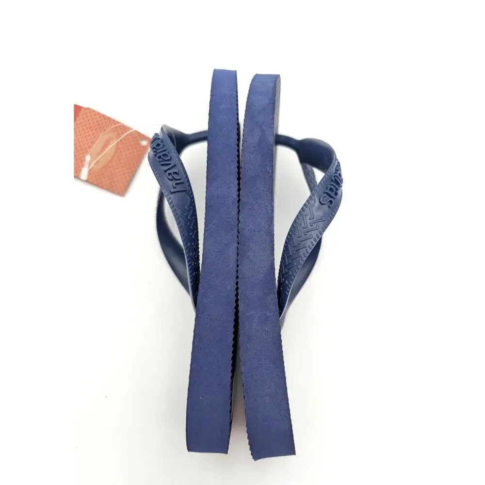 Havaianas Flip Flop Thong Sandals Unisex Kids' Navy Blue Size US3/4Y EU35/36